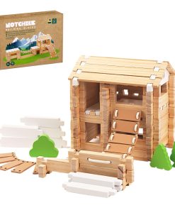 Set de bloques de construcción de madera Jovi-Mindly (96