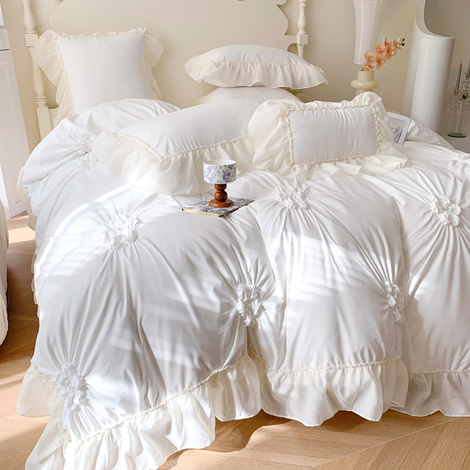 Juego de Funda Nórdica tamaño Twin Jngnpn Pearl Flower, - Imagen 8