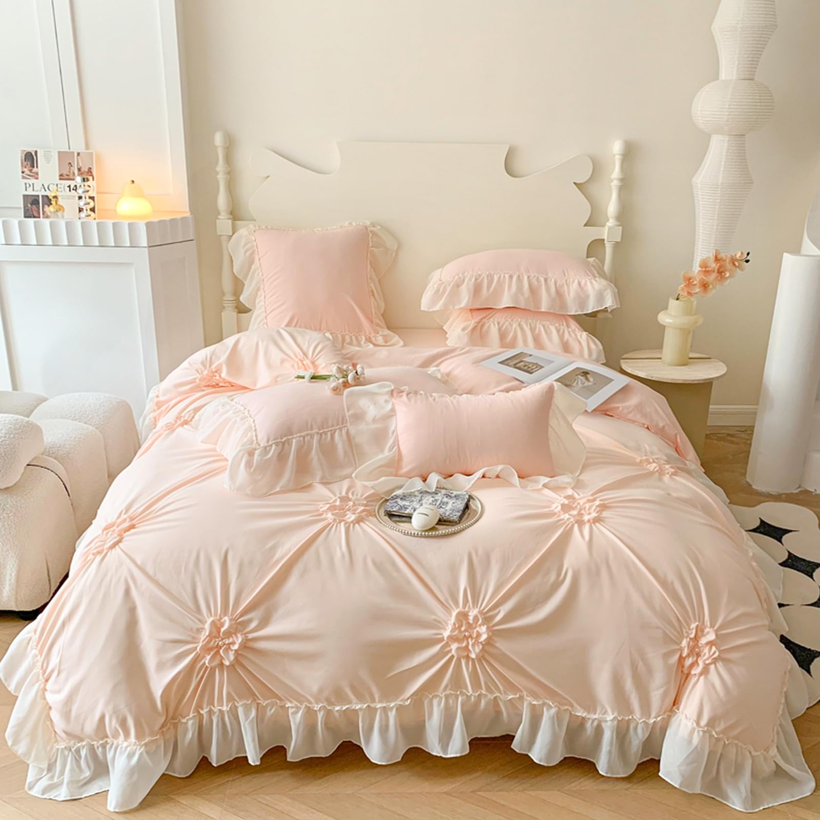 Juego de Funda Nórdica Jngnpn Perla Flores Tamaño