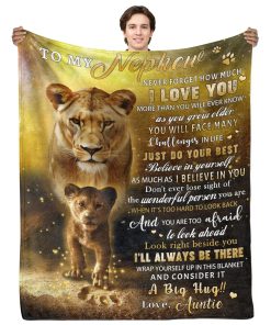 Manta de León para Sobrino de Tía, Regalos para Sobrinos de