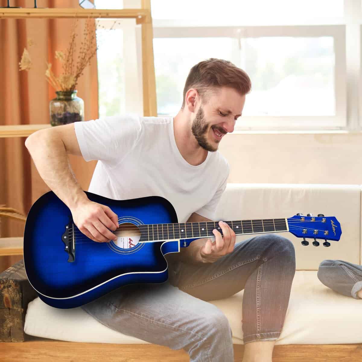 ADM 38" Pulgadas Guitarra Acústica para Principiantes - Imagen 3