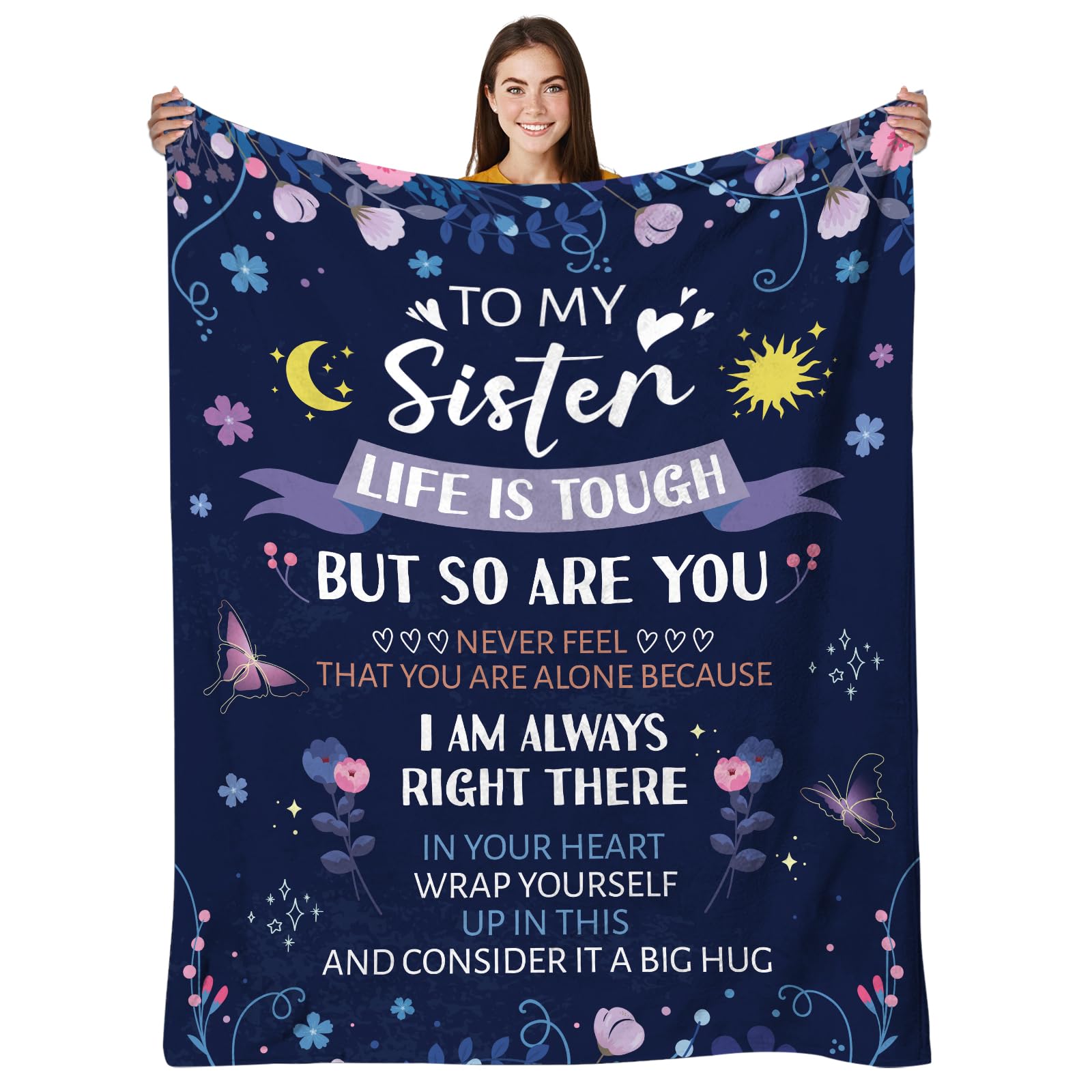 Manta para Hermana, Regalo de Cumpleaños para Hermana,