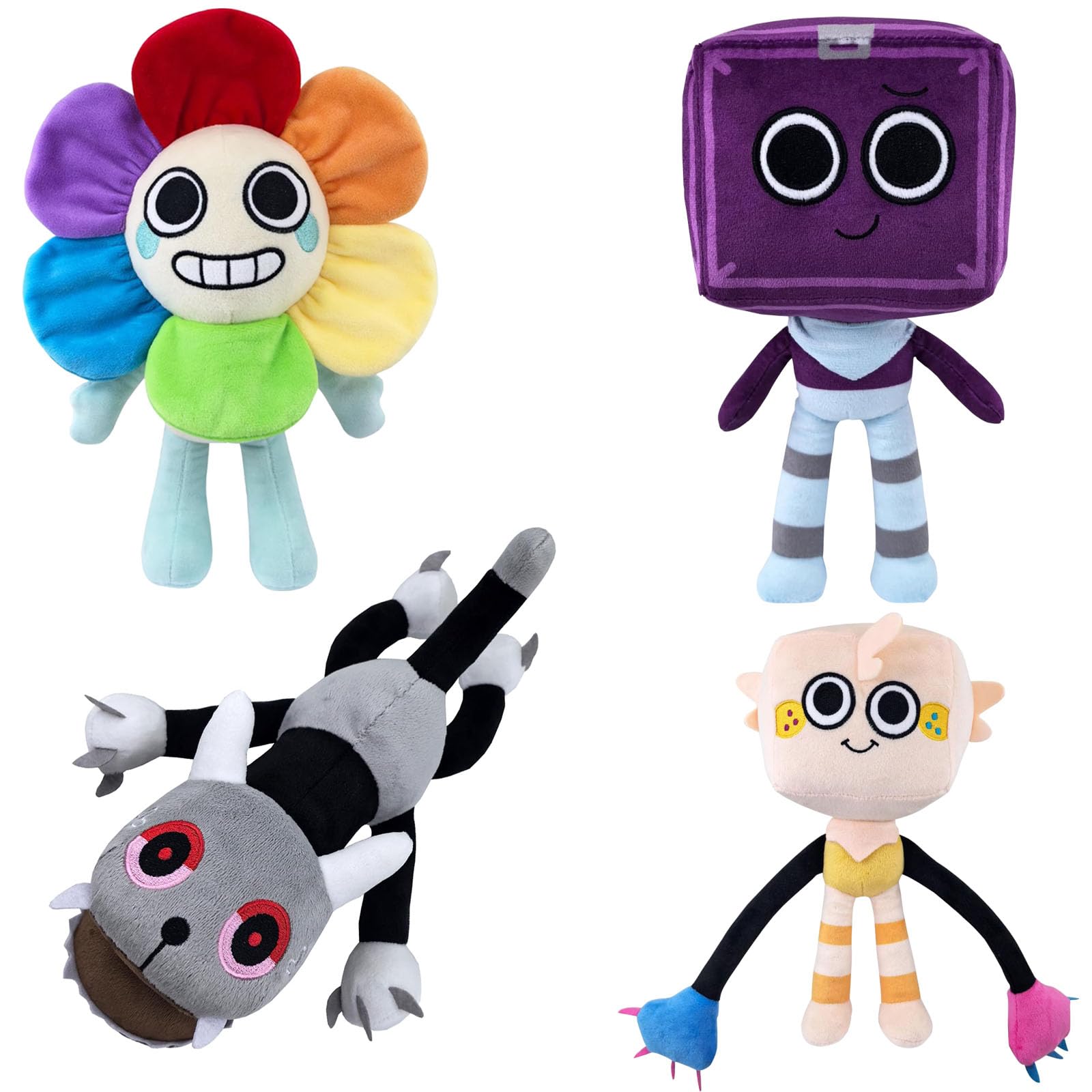 9VELO 4pcs Dandy's World Peluche para Fanáticos de