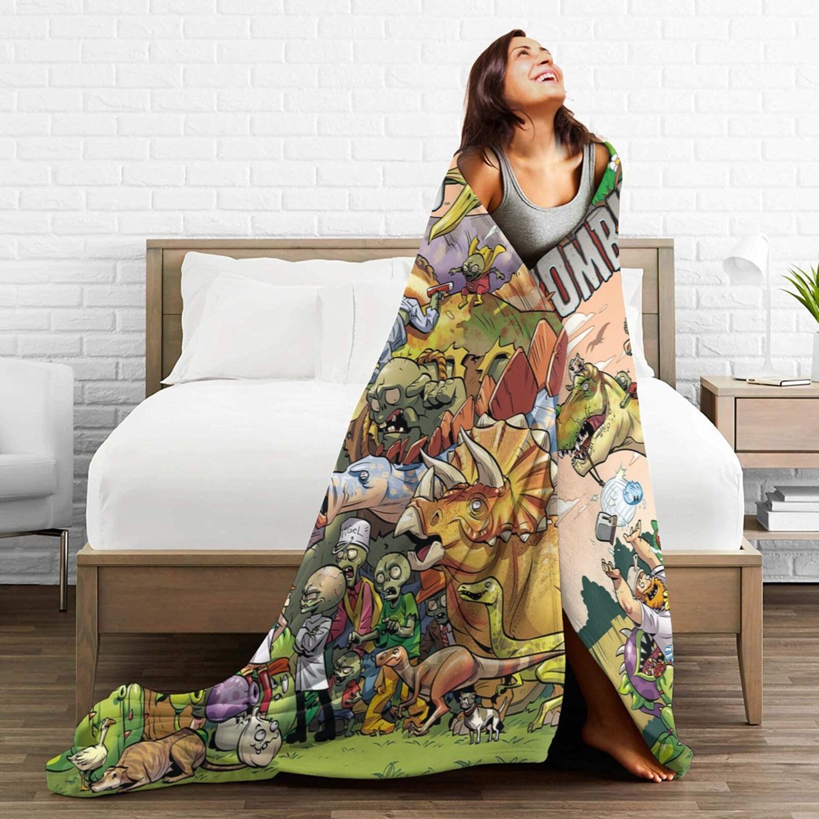 Manta de Franela Super Suave de Moda con Estampado 3D - - Imagen 6