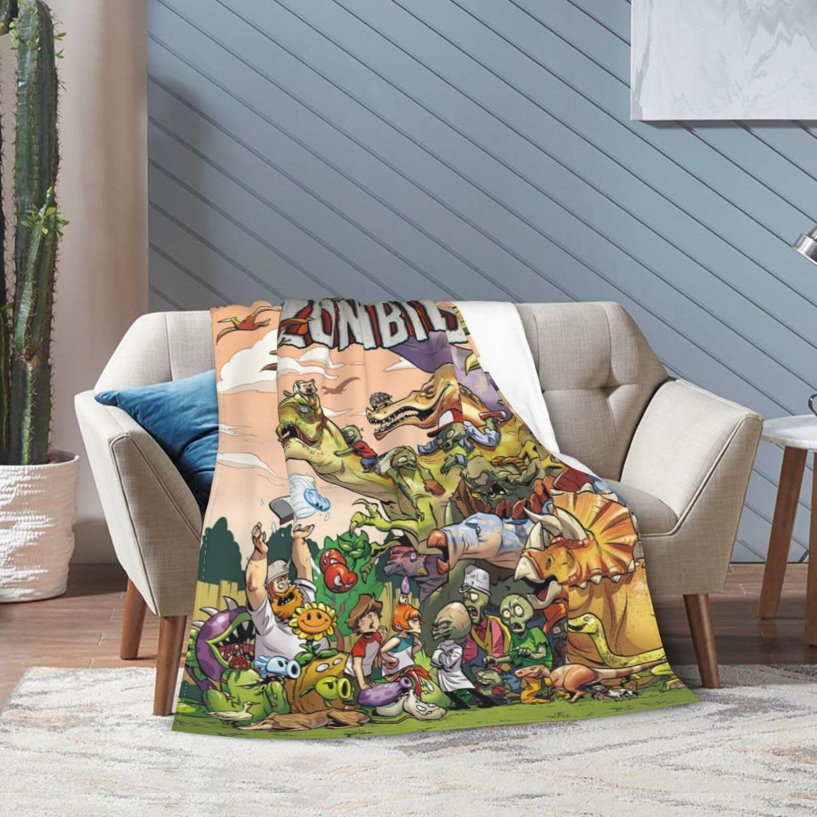 Manta de Franela Super Suave de Moda con Estampado 3D - - Imagen 8