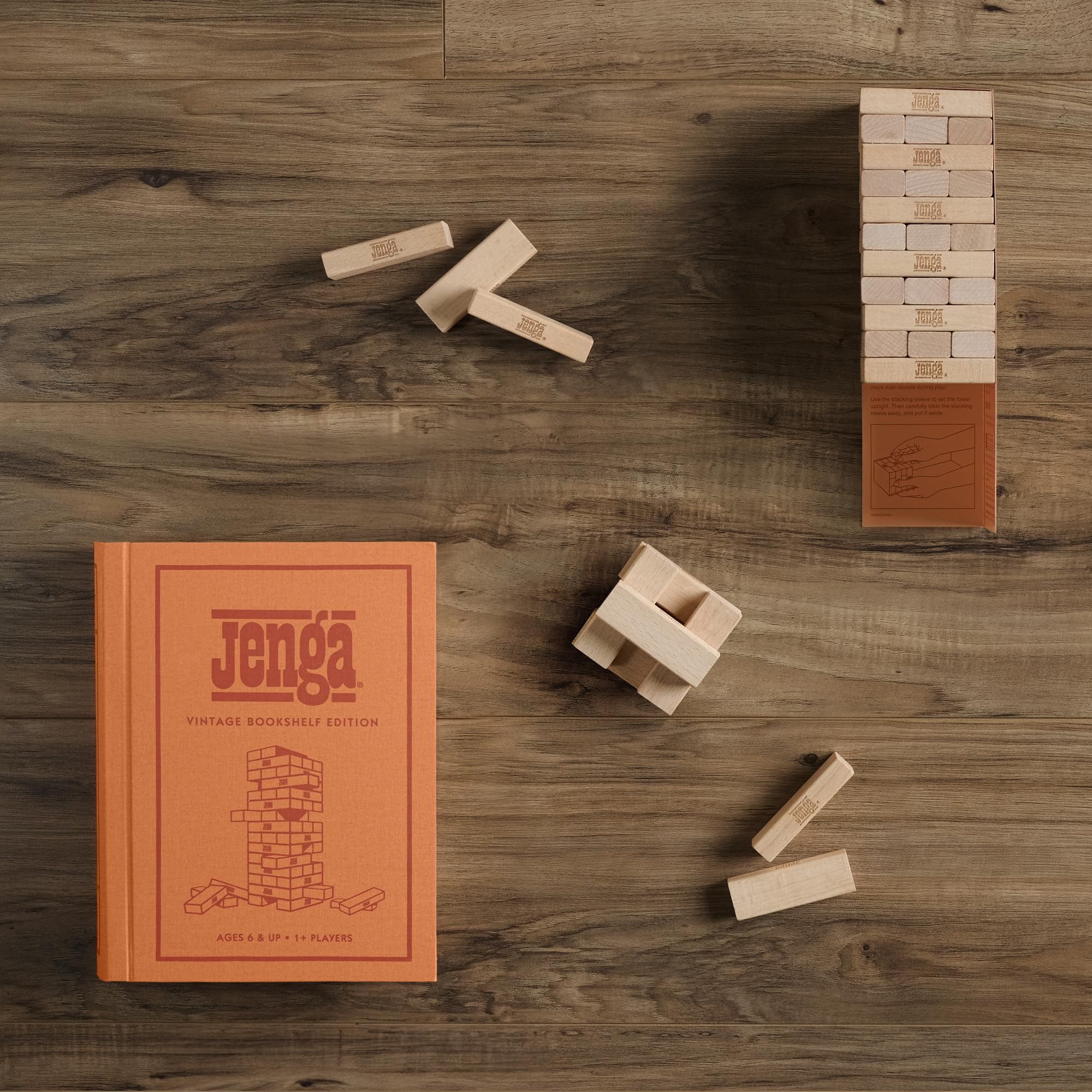 Juego de Mesa WS Game Company Jenga Vintage Edición de - Imagen 3