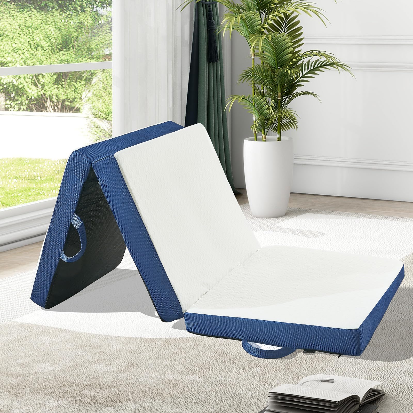 Colchón Plegable Twin de 6 pulgadas de Espuma