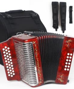 Acordeón de 31 teclas y 12 bajos AKLOT, FBE, Cuerpo de