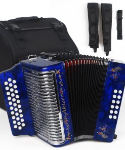 Acordeón AKLOT de 31 teclas y 12 bajos, F/B/E, Cuerpo de