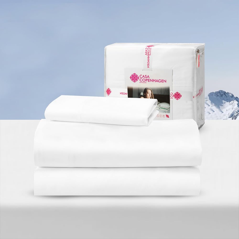 Juego de sábanas 100% algodón Casa Copenhagen Luxuria de 3