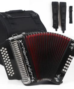 Acordeón AKLOT: 31 Teclas 12 Bajos F/B/E para Adultos,