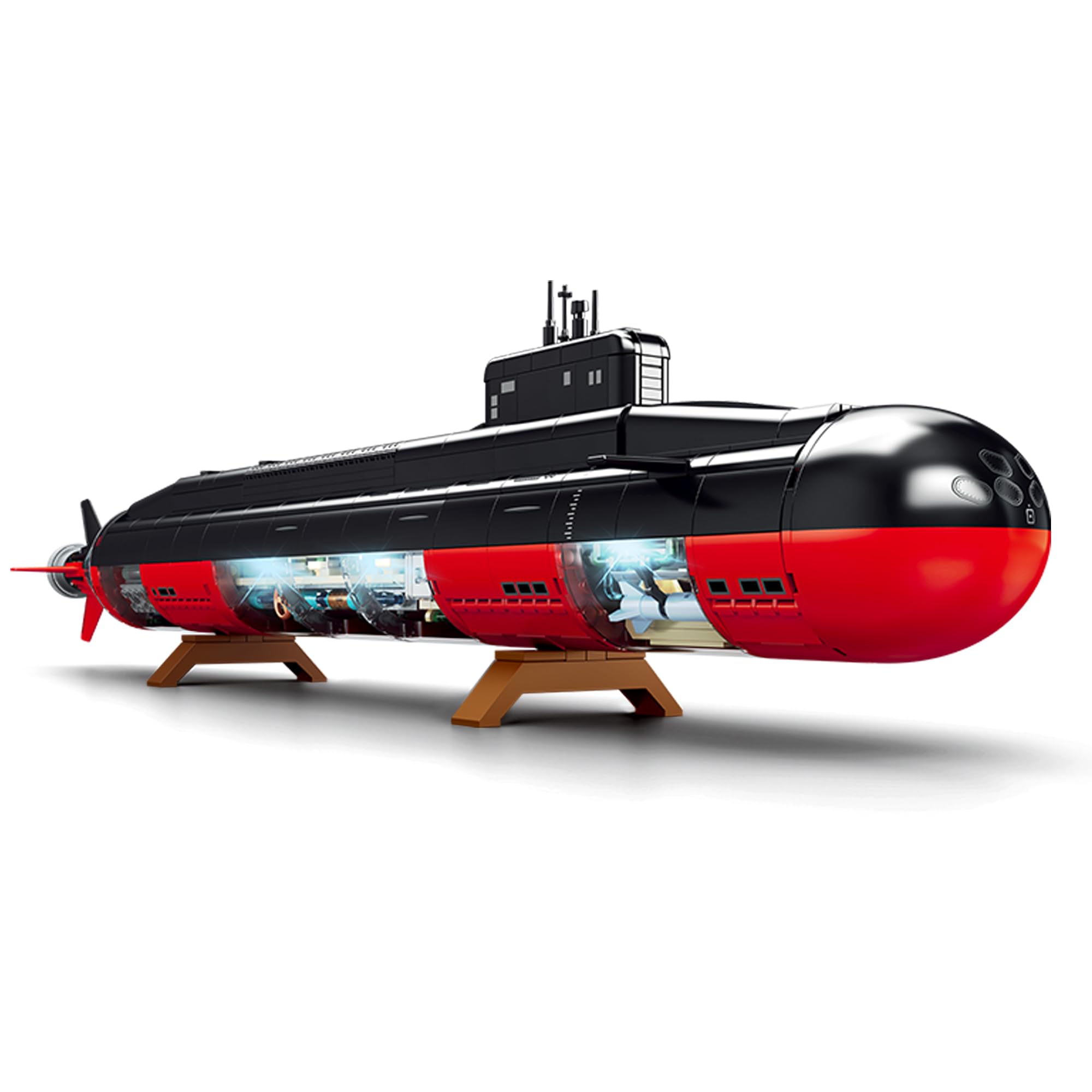 Set de Bloques de Construcción de Submarino HI-REEKE,