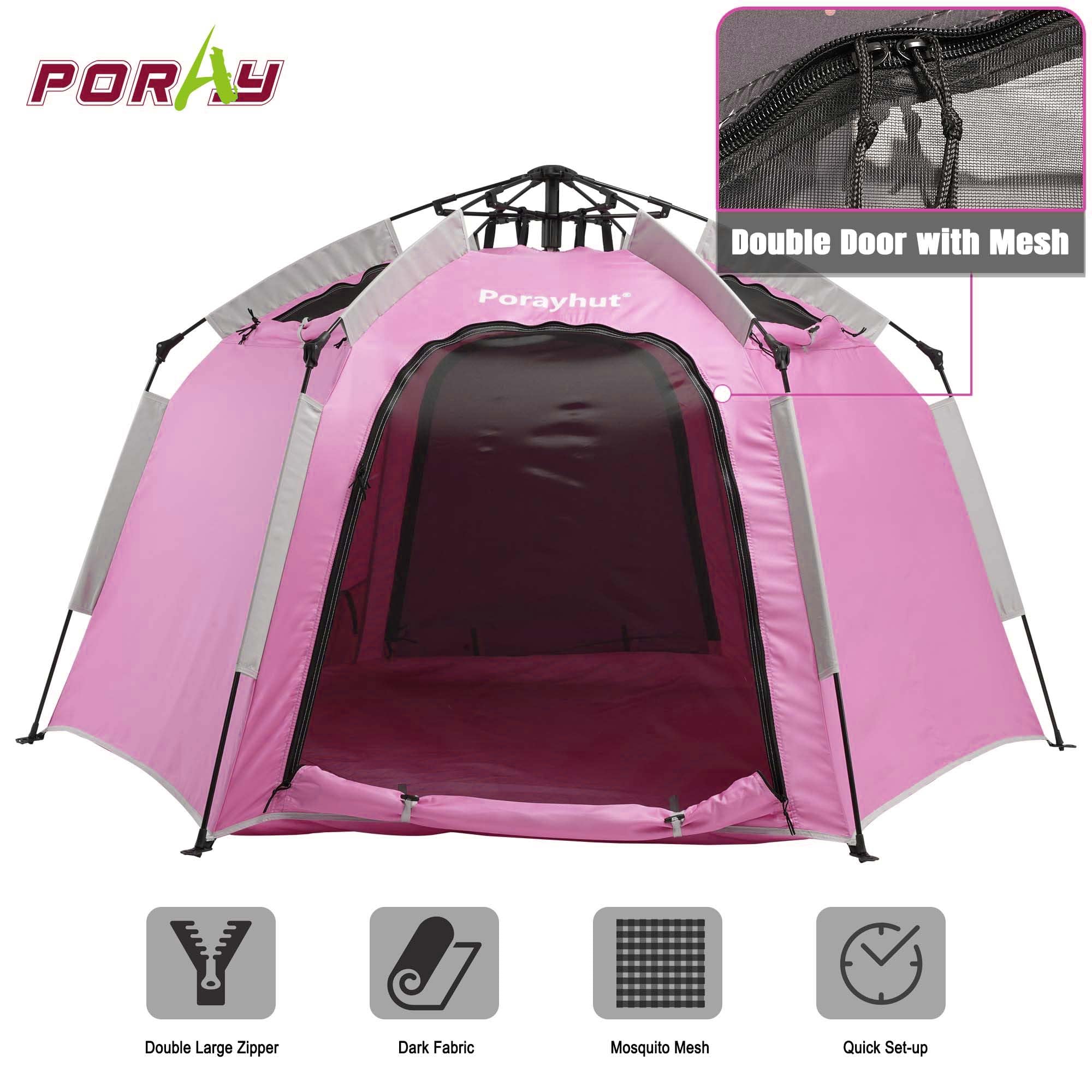 Tienda de Juego Hexagonal Portátil para Niños -Rosa - Imagen 6