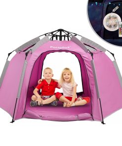 Tienda de Juego Hexagonal Portátil para Niños -Rosa