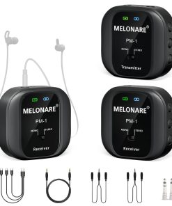 Sistema de monitor inalámbrico MELONARE - UHF -Negro