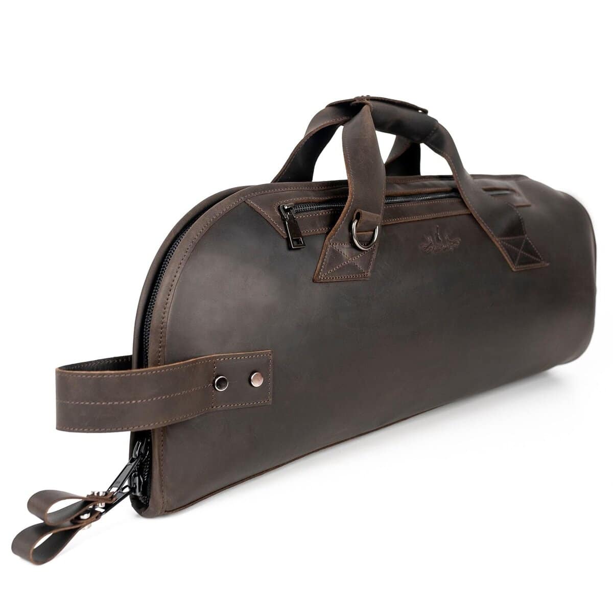 Funda para Trompeta de Cuero. Acolchada, Ligera y -marrón - Imagen 7