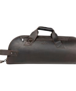 Funda para Trompeta de Cuero. Acolchada, Ligera y -marrón