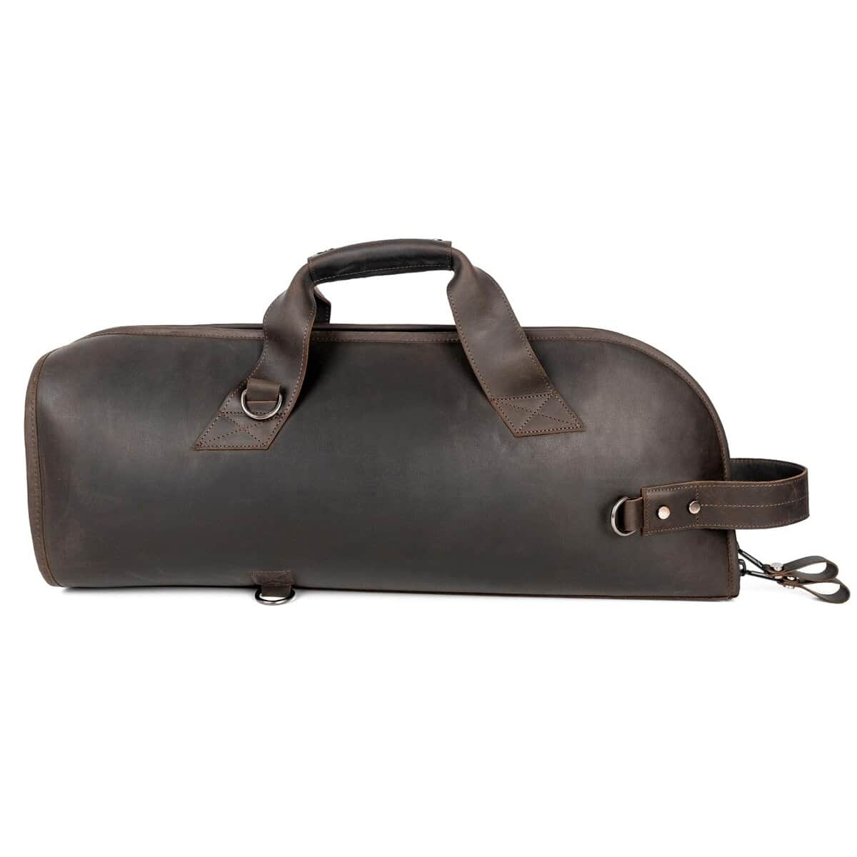 Funda para Trompeta de Cuero. Acolchada, Ligera y -marrón - Imagen 3