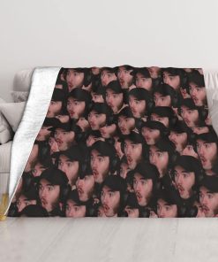 Manta de Franela de Lujo Suave y Ligera para Cama Sofá Sala