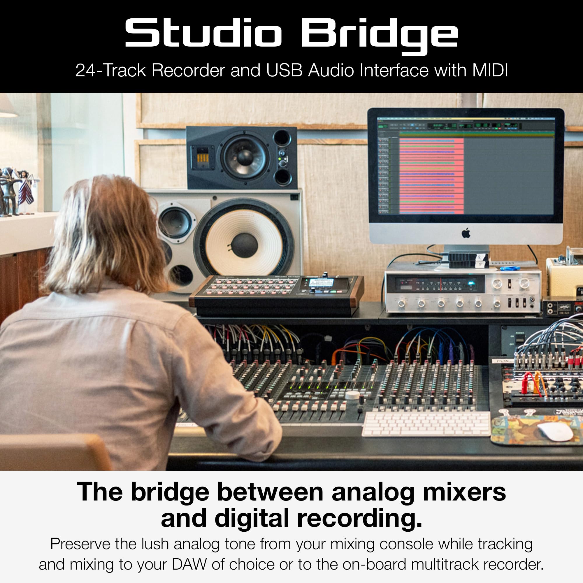 TASCAM Studio Bridge 24-Channel Multi Track Recorder and - Imagen 3