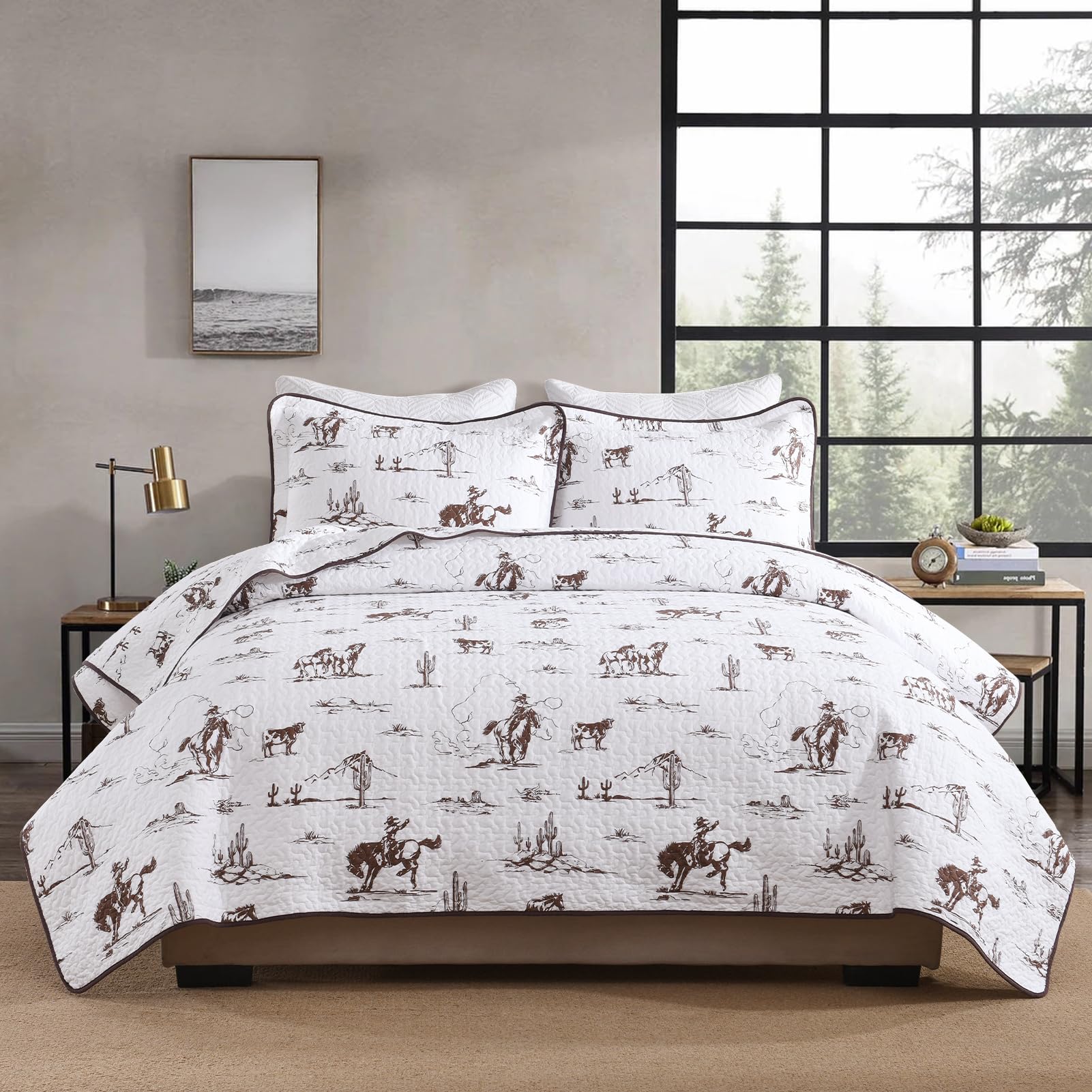 Juego de Edredón QuiltEase Paseo Road King Size - 100%