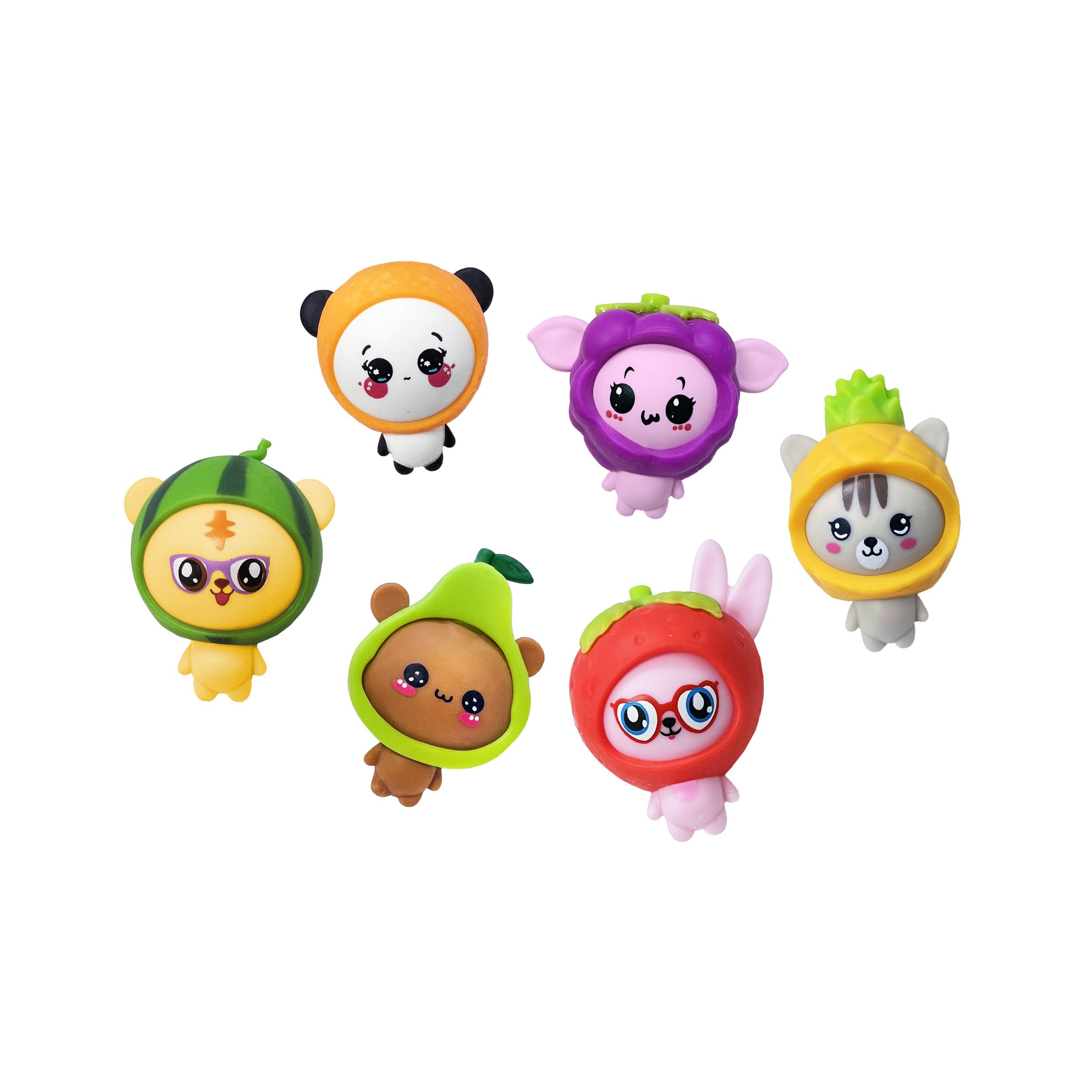 JA-RU Funsie Frootsies Squishy Toys (6 Unidades Variadas) - Imagen 3
