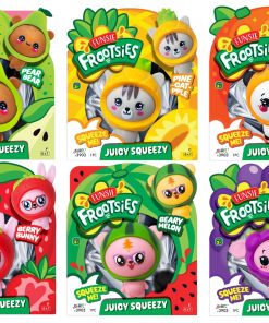 JA-RU Funsie Frootsies Squishy Toys (6 Unidades Variadas)