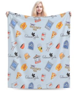 Manta Gilmore para Chicas Manta de Felpa Suave para Damas