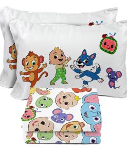 Juego de sábanas Sunny Side Up CoComelon de tamaño completo