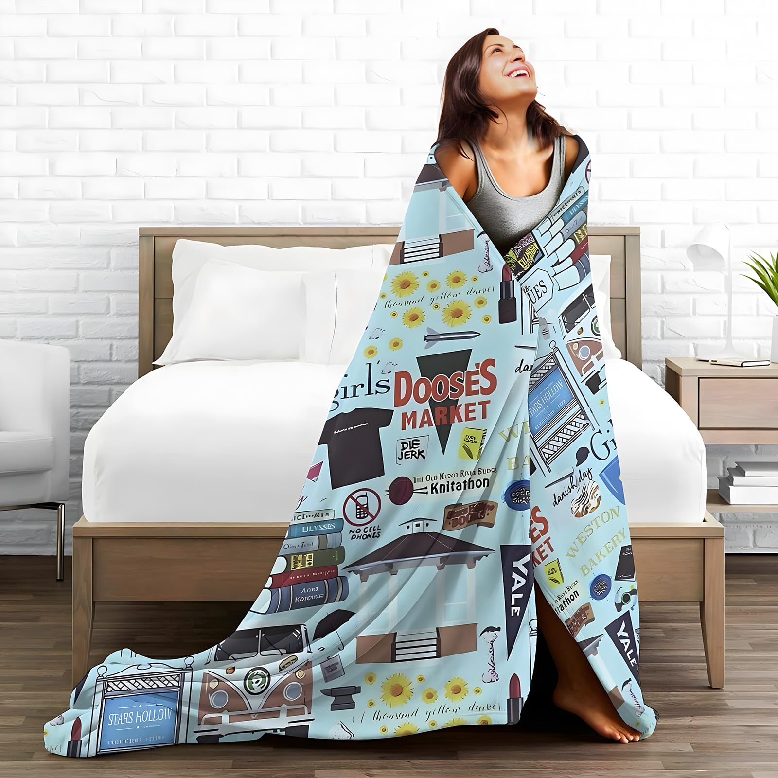 Manta Gilmore para Niñas - Manta de Felpa Suave para Damas - Imagen 7