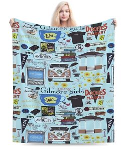 Manta Gilmore para Niñas - Manta de Felpa Suave para Damas