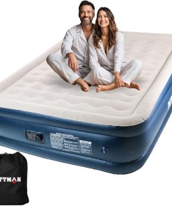 Colchón de Aire de Lujo Queen de 20" Pittman con Bomba