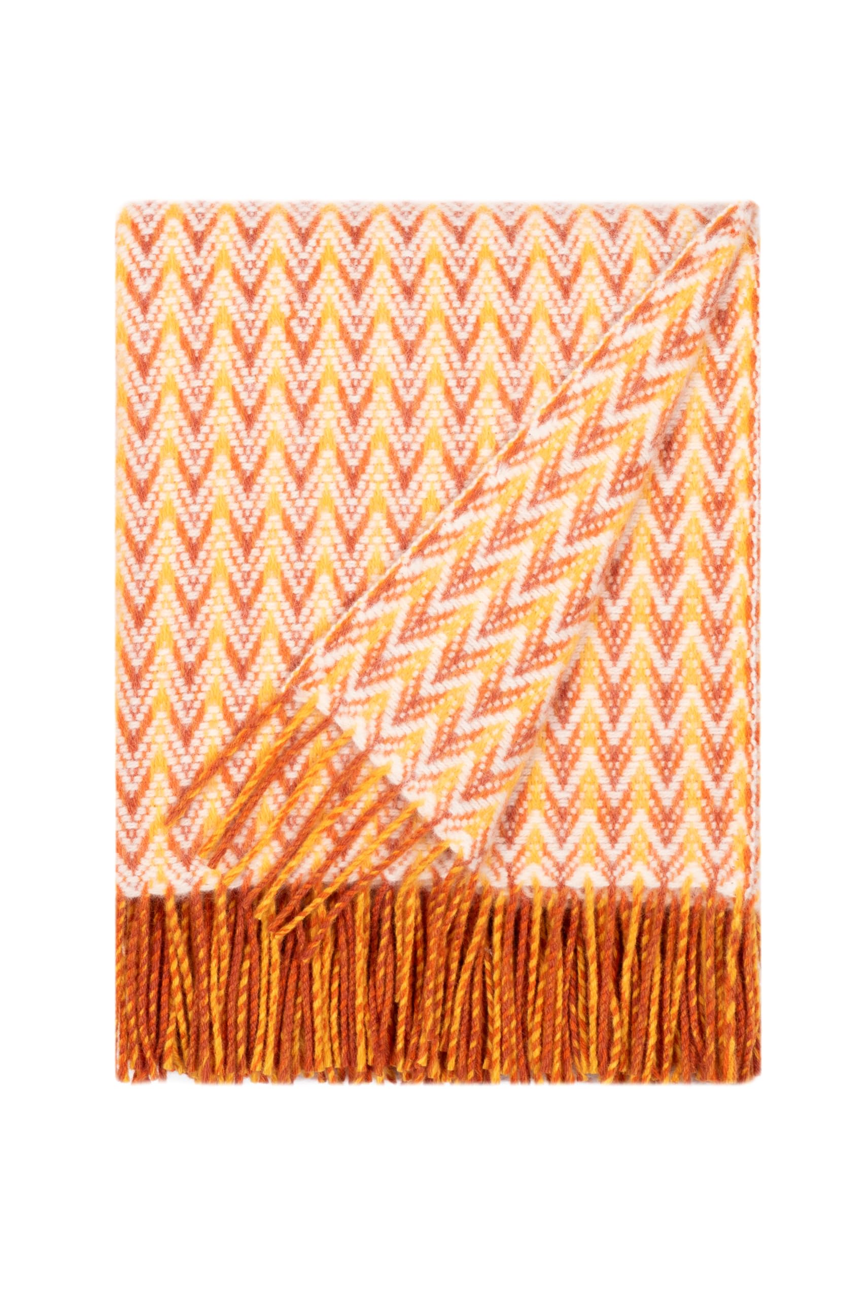 Manta de interior Barker Textiles Shady Wave | -Naranja