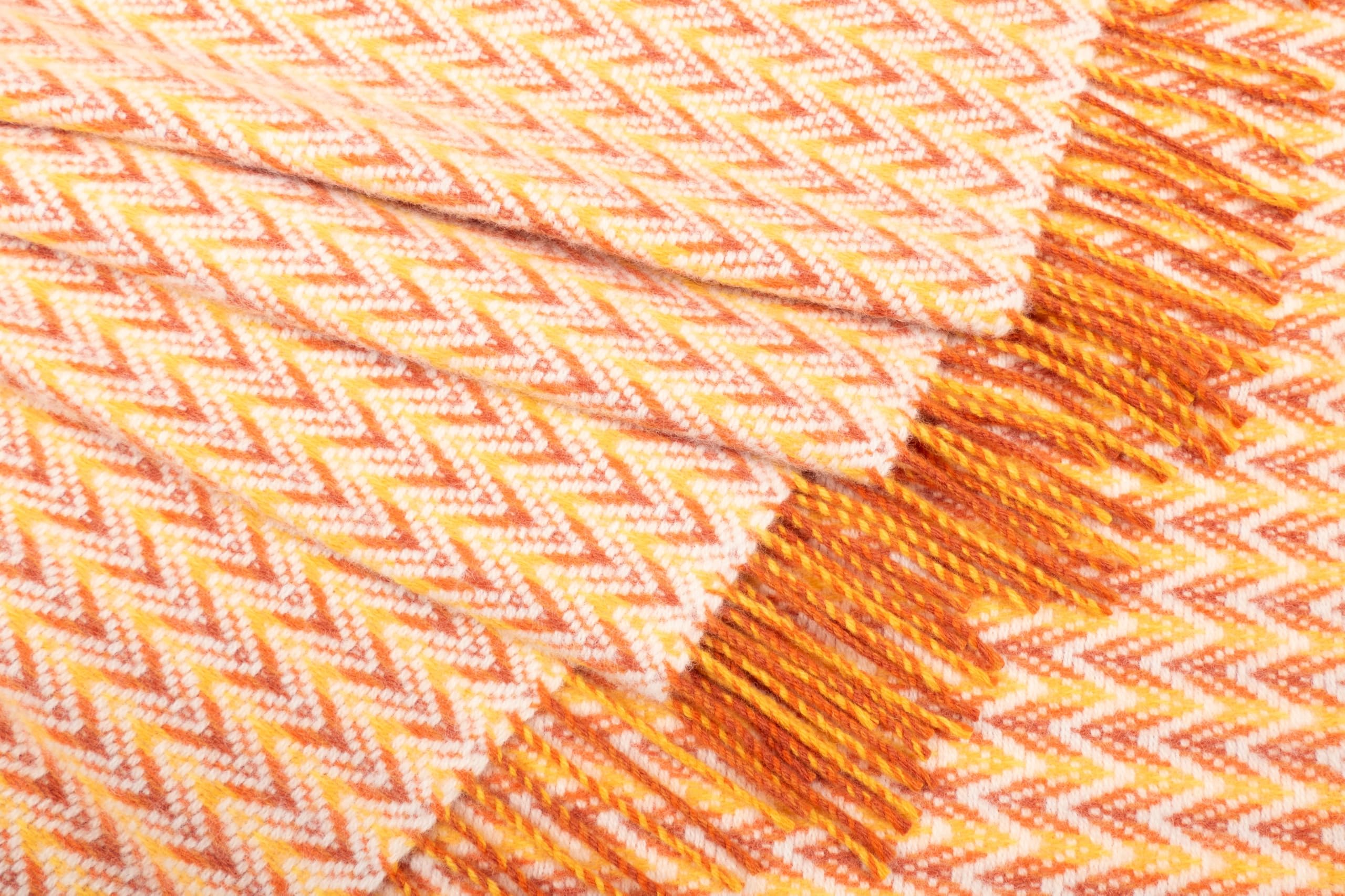 Manta de interior Barker Textiles Shady Wave | -Naranja - Imagen 3