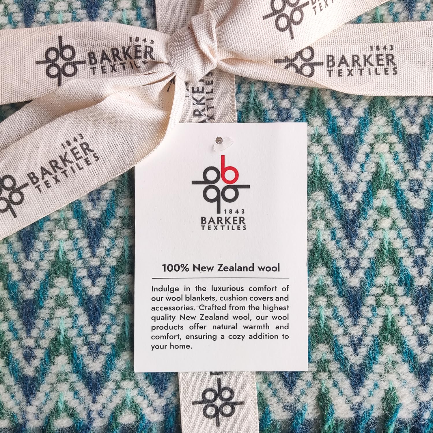 Manta de Interior Barker Textiles Shady Wave | -Aqua - Imagen 7