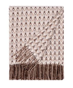 Manta Interior Barker Textiles Shady Wave | -Café