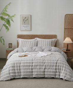 Juego de Funda de Edredón Ranunculus Tufted Queen, Funda de