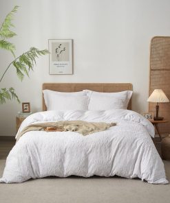 Juego de Funda Nórdica con Pliegues de Ranúnculo Tamaño