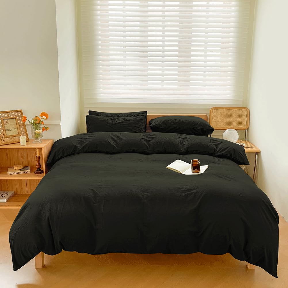 Funda de Edredón 100% Algodón Lavado para Manta Ponderada, - Imagen 8