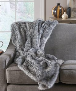 Manta de Peluche Laraine Furry Glam Suave Felpa Gruesa y