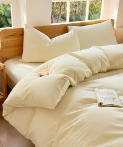 Funda de Edredón de Algodón Lavado al 100%, Sensación de