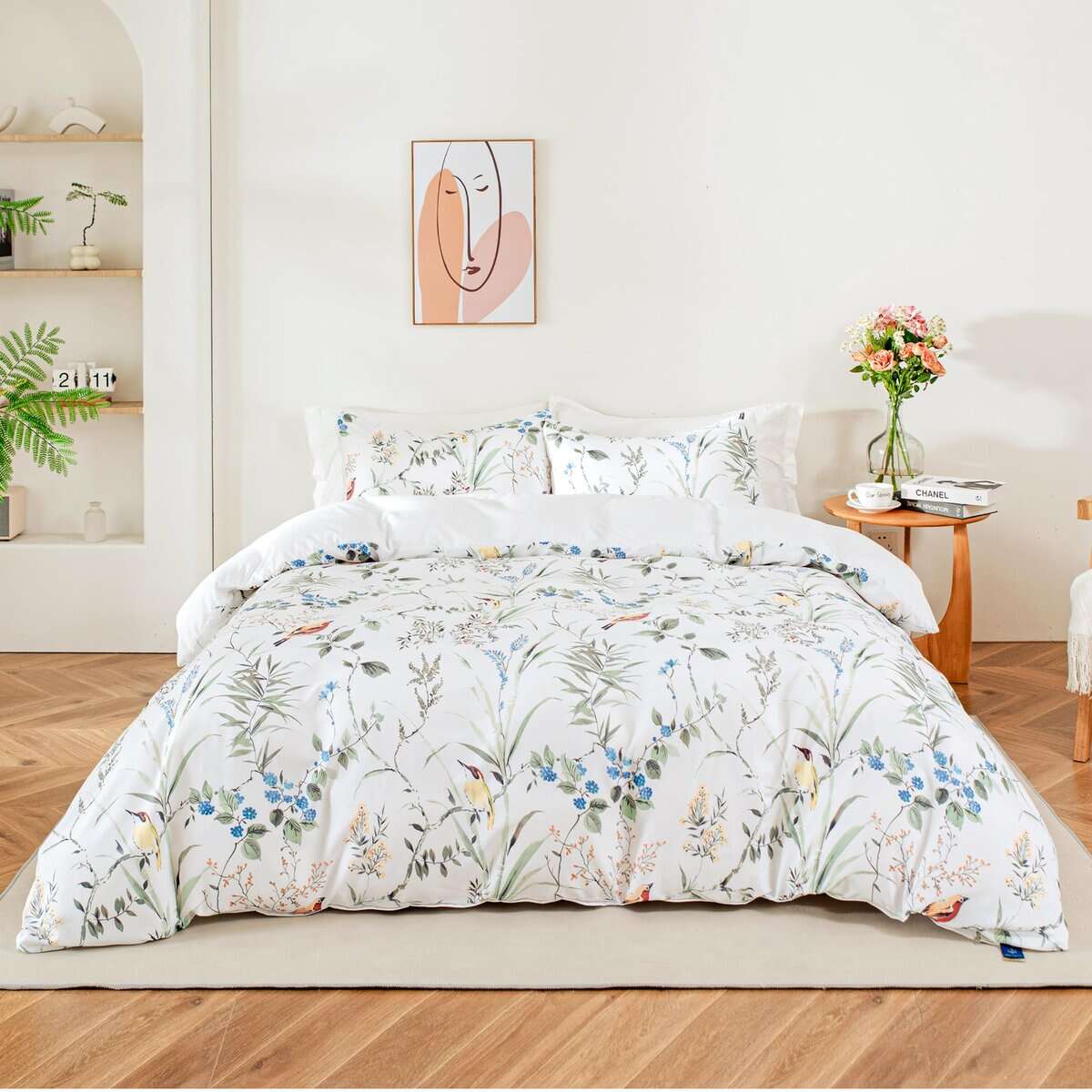 Juego de Cubierta de Edredón Queen Size Bloom Studio - 100%