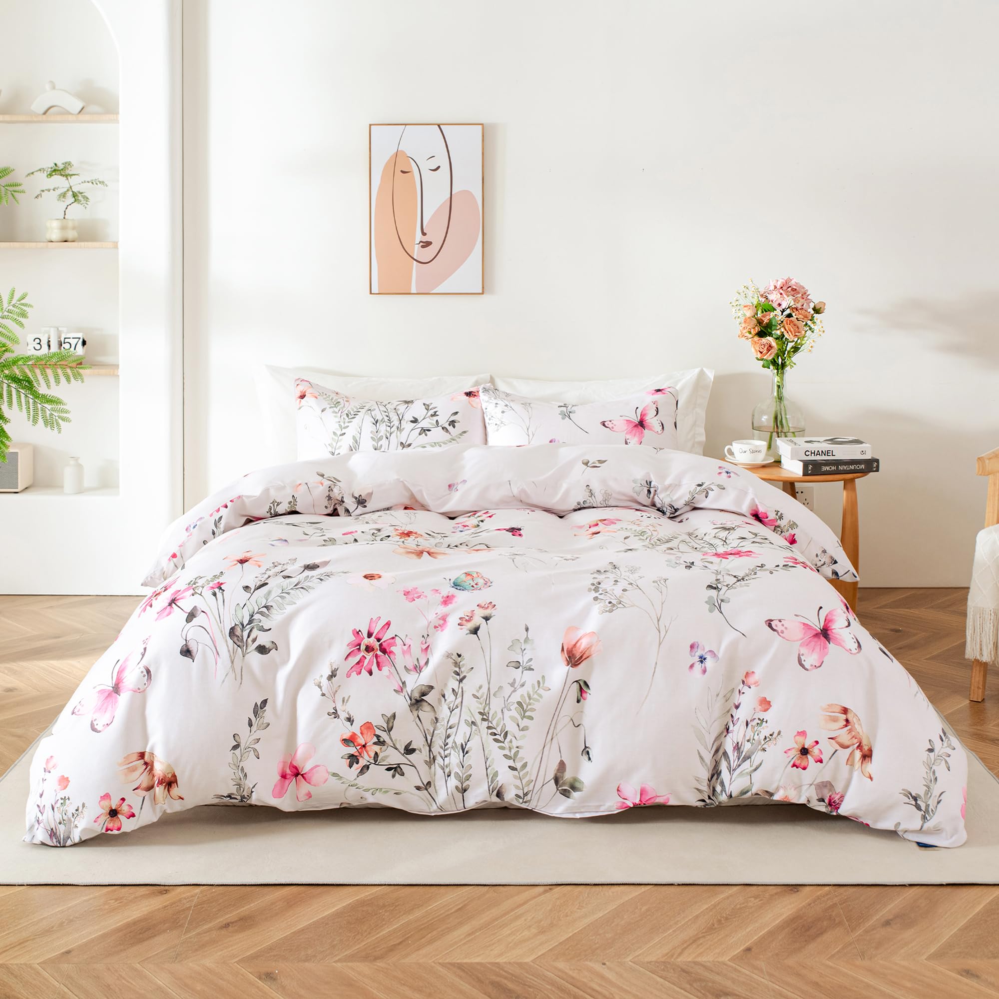 Funda de Edredón King Size Bloom Studio-100% Microfibra