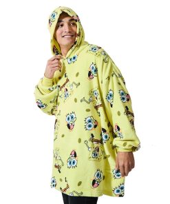 Manta con capucha SpongeBob SquarePants con estampado