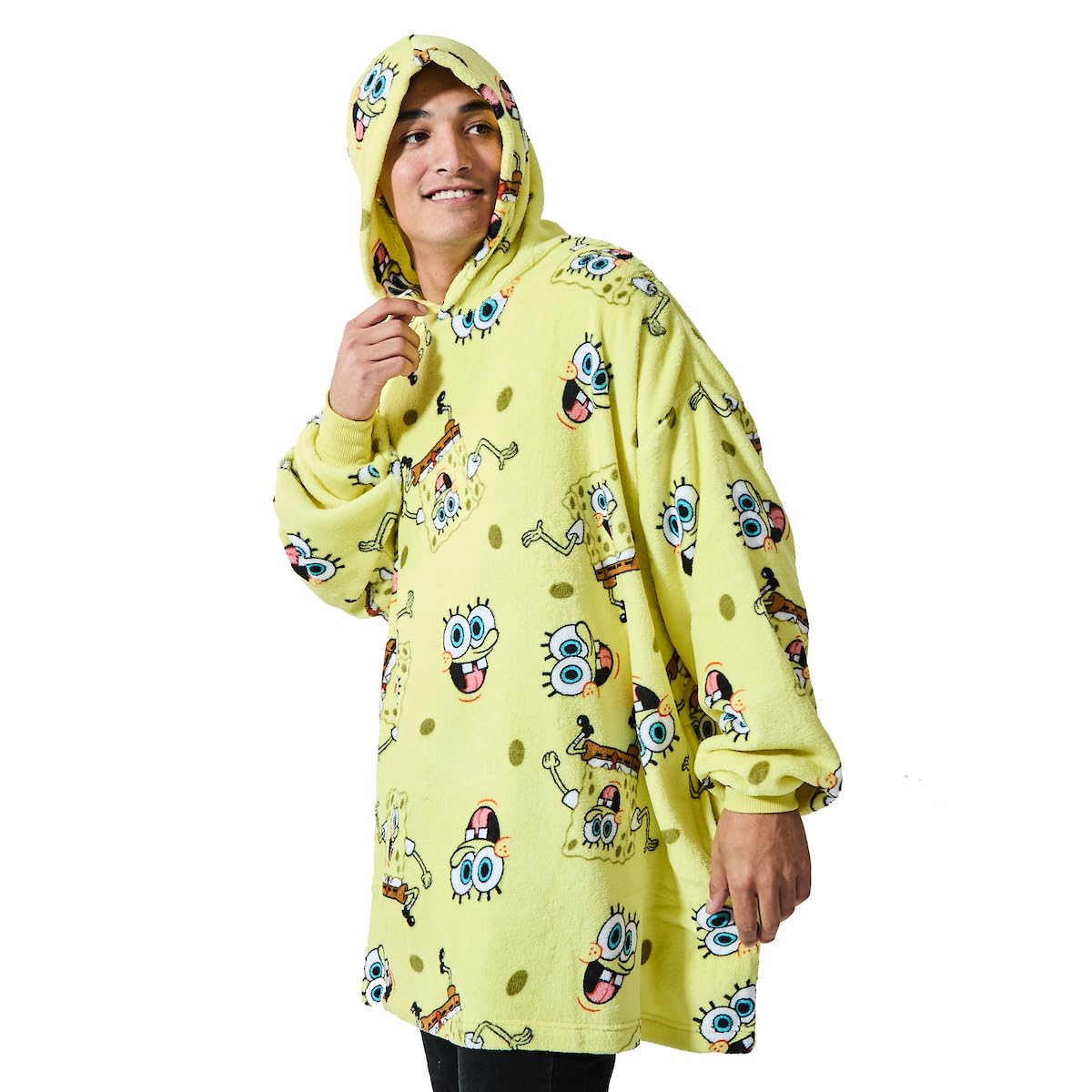 Manta con capucha SpongeBob SquarePants con estampado