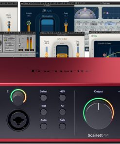 Interfaz de audio Focusrite Scarlett 4i4 (4ta generación) y