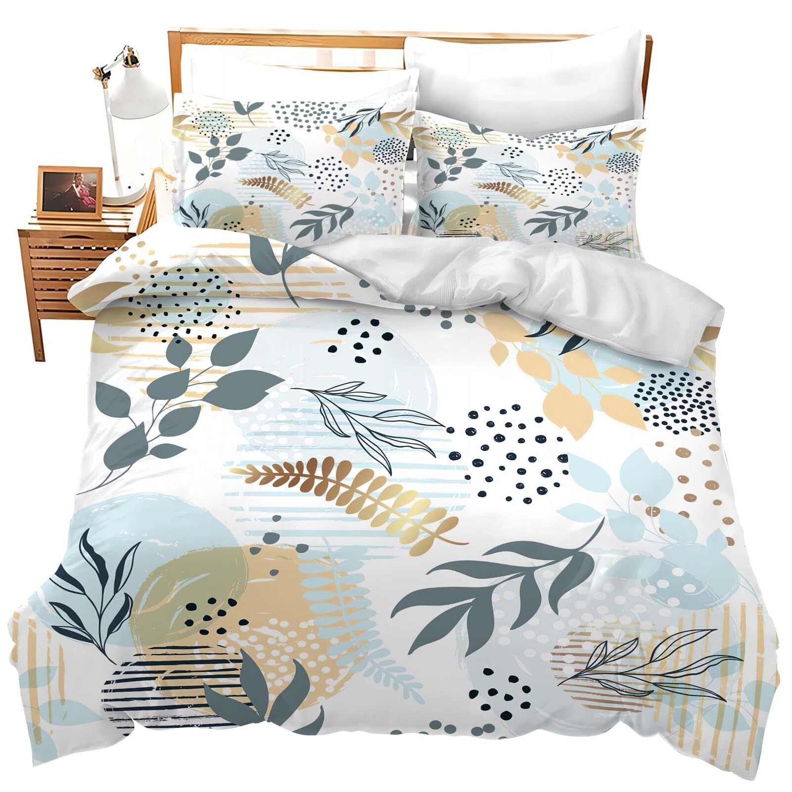 Juego de Ropa de Cama Completo Boho Leaves Bohemian