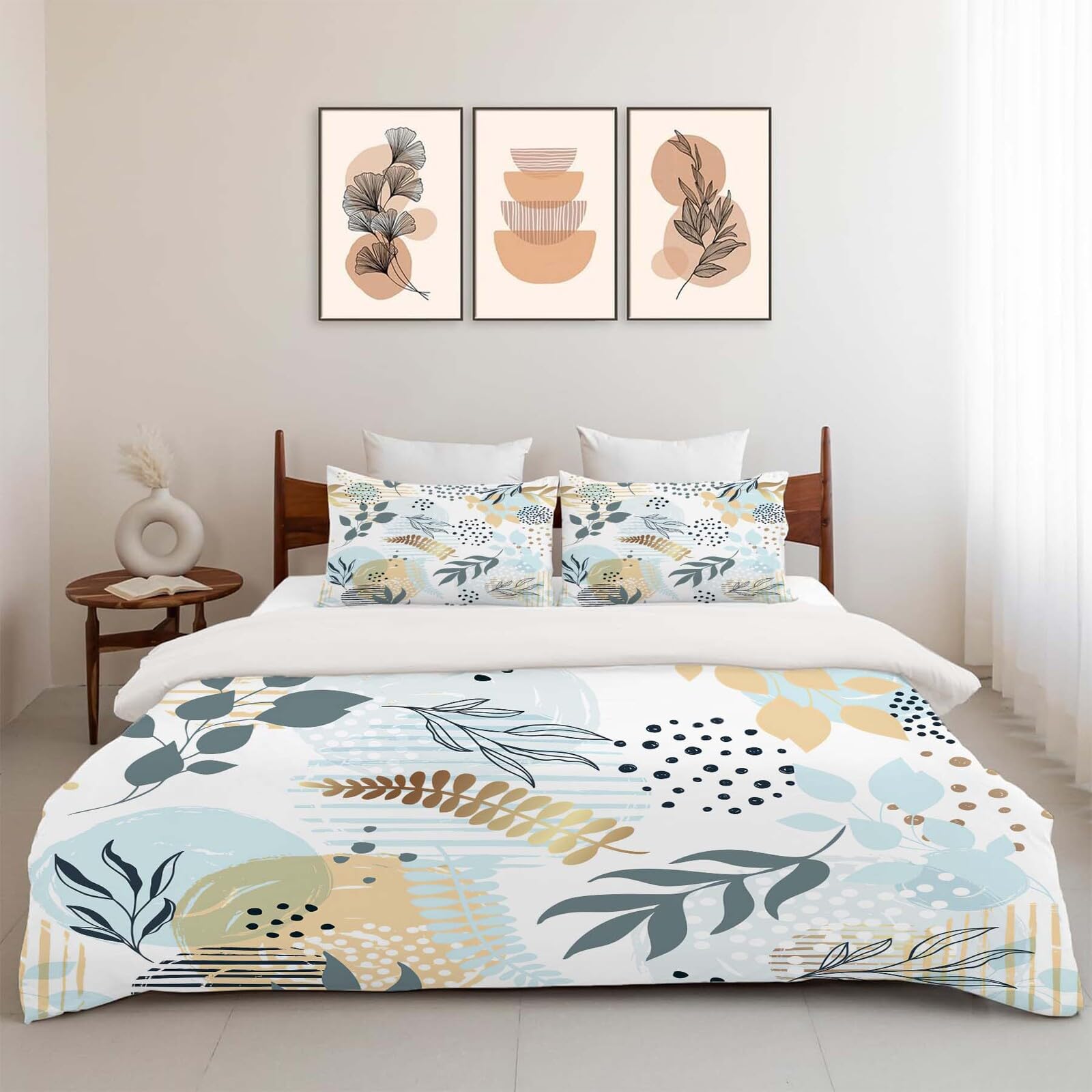 Juego de Ropa de Cama Completo Boho Leaves Bohemian - Imagen 6