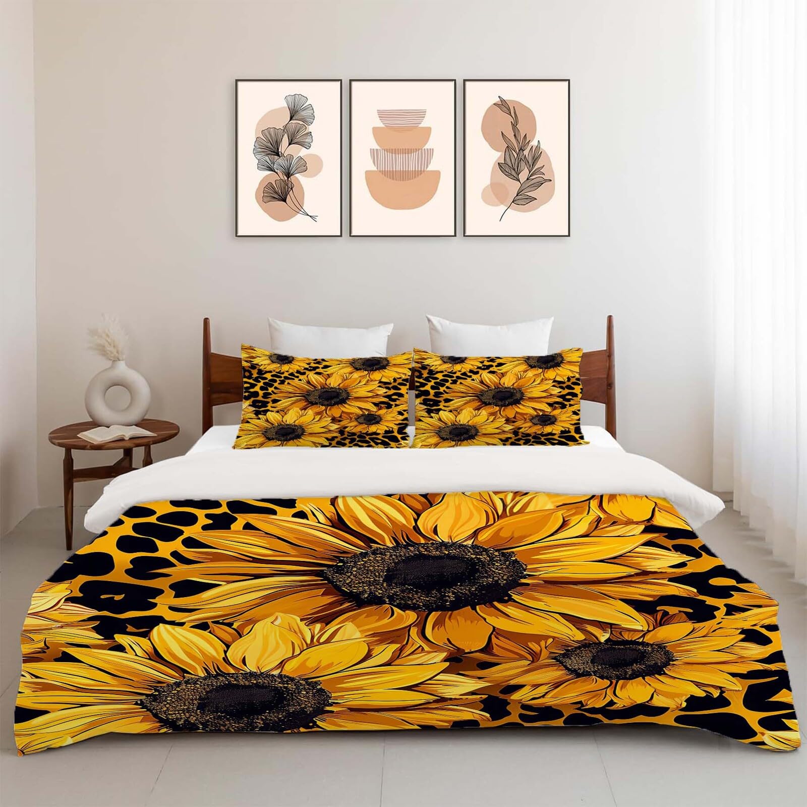 Juego de Ropa de Cama Completa con Girasoles Amarillos - Imagen 7