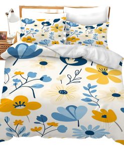 Set de Ropa de Cama Floral para Cama Individual Hermosas